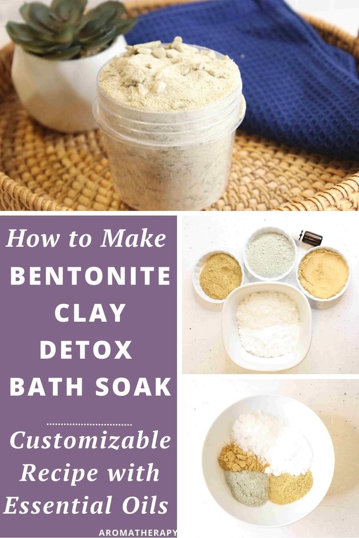 This easy yet powerful Bentonite Clay Detox Bath Recipe uses the natural power of bentonite clay to draw out toxins and impurities, leaving your skin feeling refreshed and rejuvenated. Perfect for anyone looking to unwind after a long day or seeking a spa-like experience at home. Try it today and pamper yourself with this luxurious detoxifying bath. Your body will thank you! Detox Bath With Bentonite Clay, Bentonite Clay Foot Detox Soak, Bentonite Clay Detox Bath, Bentonite Clay Bath, Bentonite Clay Detox, Clay Bath, Bentonite Clay Benefits, Detox Bath Recipe, Magnesium Flakes