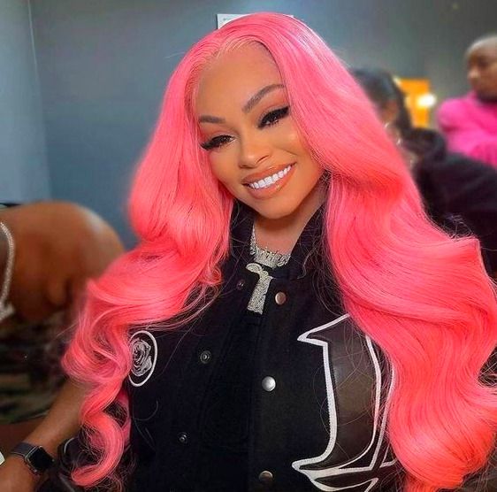 Long Human Hair Wigs, Pink Dye, Blonde Lace Front Wigs, Frontal Hairstyles, Pink Wig, Red Wigs, Wigs For Sale, Hair Color Pink, Lace Closure Wig