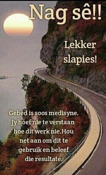 an image of a road with the caption nagsel leker slapies