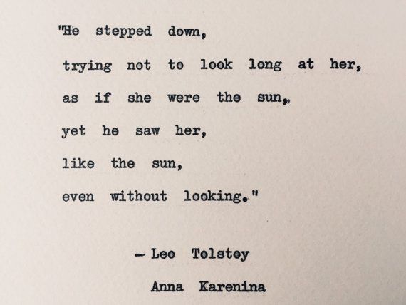 an old typewriter with the words i've stopped down, trying not to look long at her, as if she were the sun