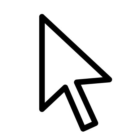 a black and white arrow icon