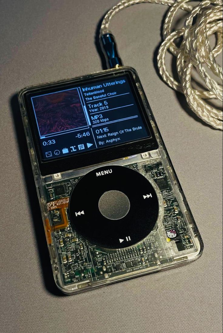 Ipod , classic , ipod , old ipod , apple , vintage Modded Ipod, Y2k Technology Aesthetic, Vintage Technology Aesthetic, 2000s Ipod Aesthetic, Ipod Classic Aesthetic, Ipod Aesthetics, Translucent Technology, 2000s Electronics, Ipod Aesthetic