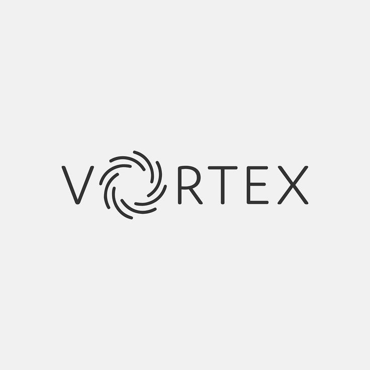 the logo for vortexx is shown in black and white on a light gray background