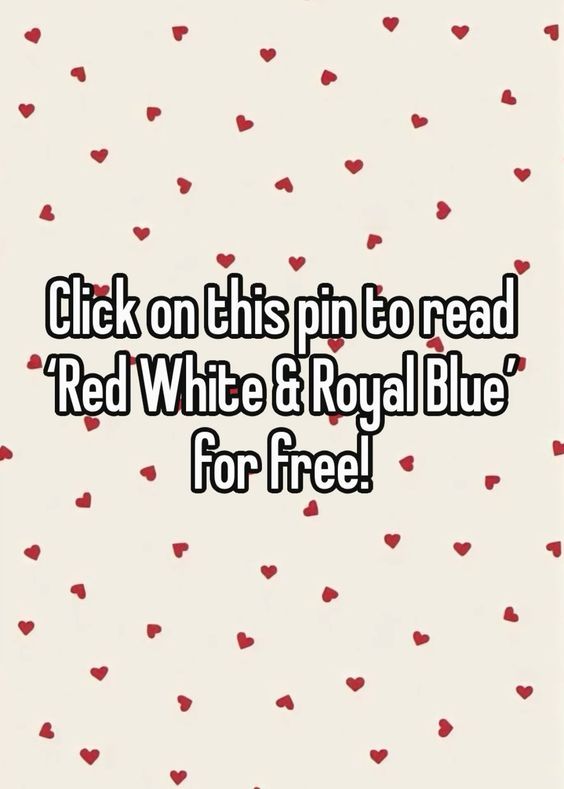 the text reads click on this pin to read red white and royal blue for free