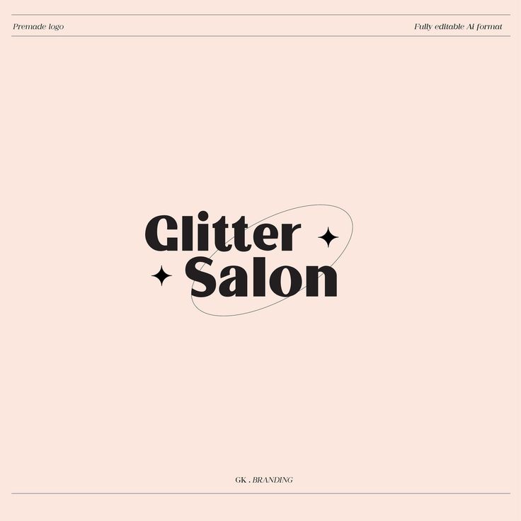 the logo for glitter salon, which is featured in an article about how to use it