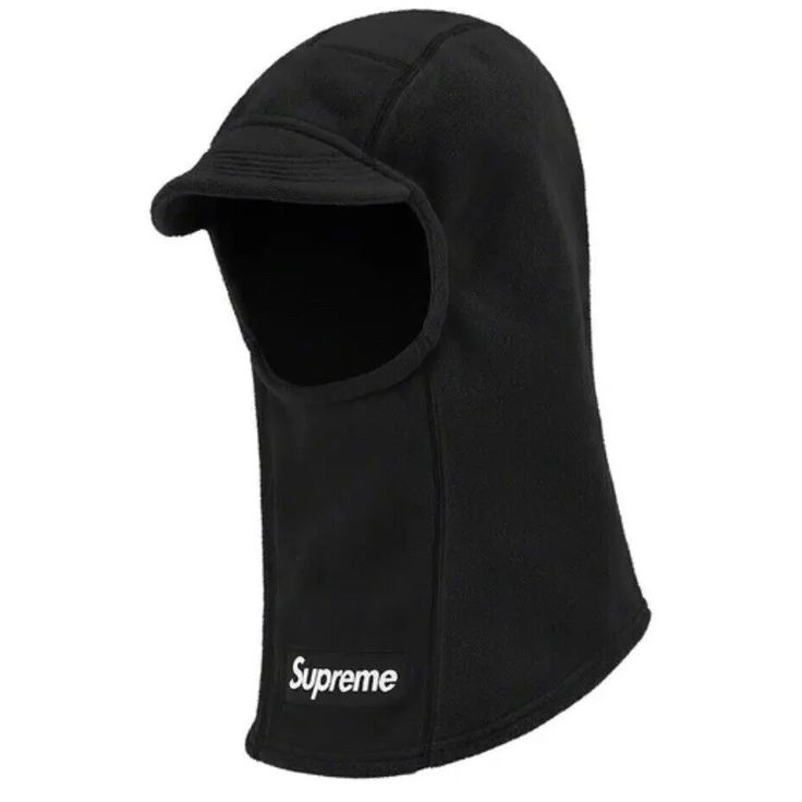 Nwt! Supreme Polartec Brim Balaclava Black Fw22 100% Authentic Fast Shipping Sold Out On Supreme Website Winter Balaclava For Streetwear, Black Balaclava For Cold Weather And Winter, Black Balaclava For Cold Winter Weather, Black Fleece-lined Balaclava For Outdoor Activities, Black Windproof Hooded Balaclava, Functional Black Balaclava For Cold Weather, Fitted Black Balaclava For Streetwear, Black Balaclava For Cold Weather In Fall, Casual Solid Balaclava For Streetwear