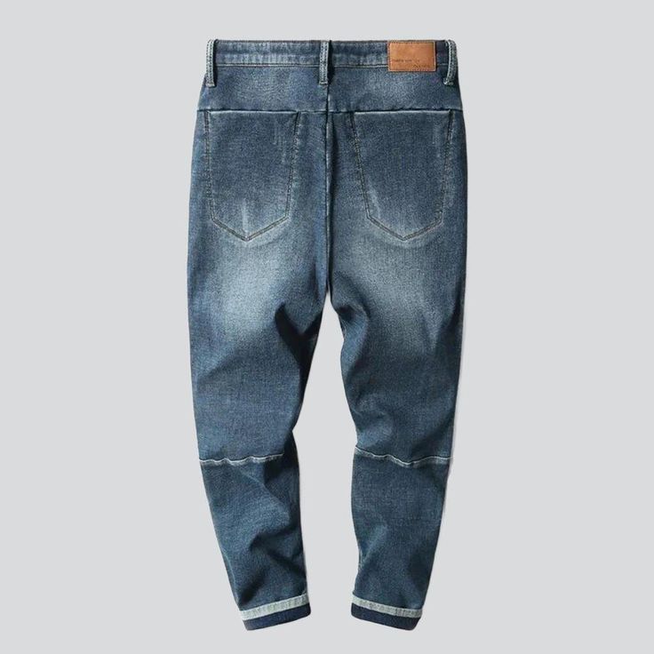 Fall Streetwear Cropped Tapered Jeans, Fall Cropped Tapered Leg Jeans For Streetwear, Fall Tapered Leg Cropped Jeans For Streetwear, Baggy Winter Denim Jeans, Hip Hop Straight Leg Winter Jeans, Winter Hip Hop Straight Leg Jeans, Baggy Denim Blue Jeans For Winter, Baggy Jeans For Winter, Hip Hop Straight Leg Medium Wash Jeans