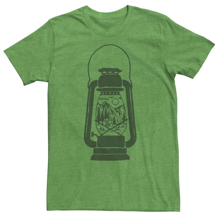 He'll love wearing this Men's Camping Lantern Great Outdoors Vintage Graphic Tee. Crewneck Short sleeves FABRIC & CARE Cotton, polyester Machine wash Imported Color: Med Green. Gender: male. Age Group: adult. Material: Cotton Blend. Retro Cabin, Mens Camping, Camping Aesthetic, Camping Lantern, Fifties Fashion, Camping Lanterns, Vintage Camping, Camping Outfits, Graphic Tees Vintage