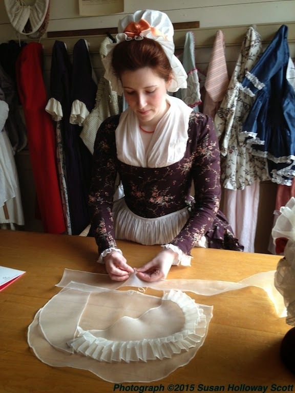 Frothy, Fashionable Caps, c1780 Colonial Williamsburg Costumes, Colonial Clothing, 1780s Fashion, 18th Century Hats, Translucent Fabric, 1700 Fashion, 18th Century Women, Colonial Dress, Blouse Nylon