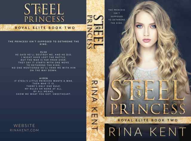 a book cover for steel princess by rina kent