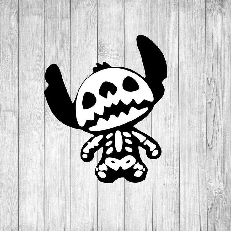 a black and white image of a cartoon character on a wooden background with planks