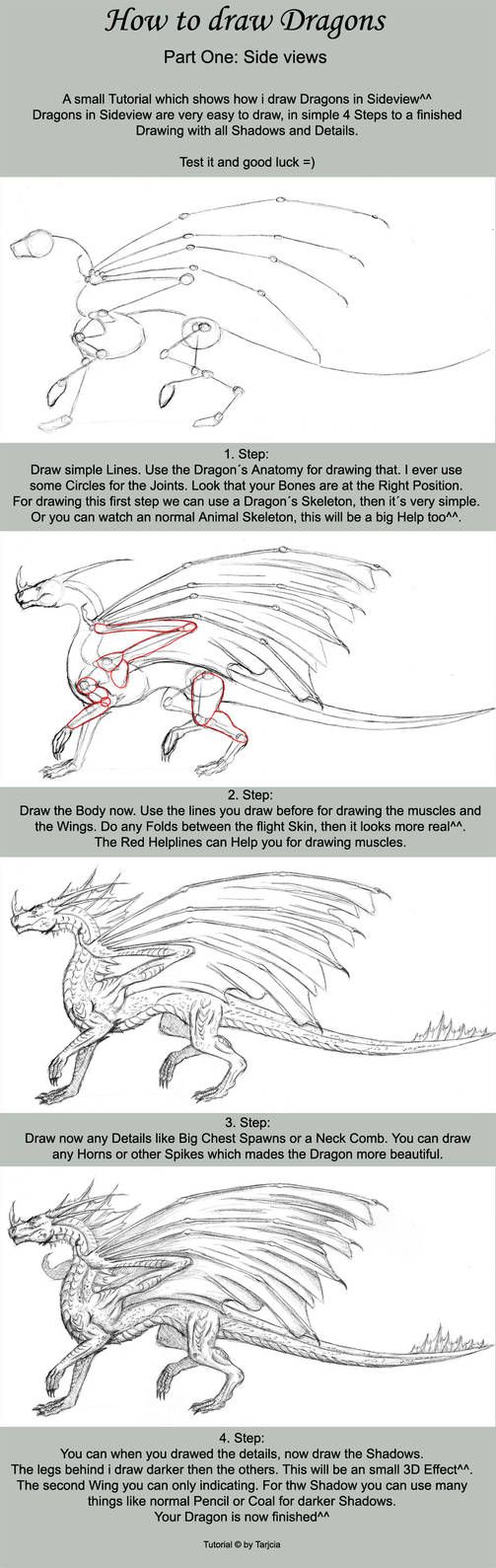 four different types of dragon's wings are shown in this graphic style, and each has