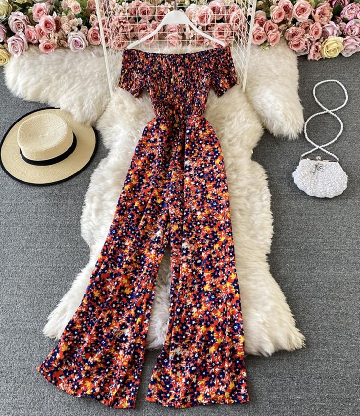 Stylish floral jumpsuitsFabric: blendedColor: A, B, C, DSize(cm): free sizelength 119 bust 64-92 sleeve length 15 Fitted Summer Jumpsuits And Rompers Maxi Length, Fitted Maxi Length Summer Jumpsuits And Rompers, Multicolor Floral Print Jumpsuits For Spring, Summer Floral Print Jumpsuits And Rompers, Spring Multicolor Floral Jumpsuits And Rompers, Summer Floral Print Overall Jumpsuits And Rompers, Chic Floral Print Maxi Jumpsuits And Rompers, Spring Summer Maxi Jumpsuits And Rompers, Bohemian Fitted Floral Print Jumpsuits And Rompers