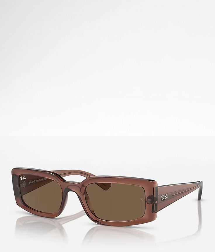 Ray-Ban Square Sunglasses - Brown , Women's Transparentbrown Plastic frame sunglasses Dark brown lenses 100% UV protection Soft shell case included. Apparel & Accessories Brown Rectangular Sunglasses With Tinted Lenses, Brown Tinted Rectangular Sunglasses, Brown Rectangular Tinted Sunglasses, Brown Rectangular Polarized Sunglasses, Brown Rectangular Sunglasses With Mirrored Lenses, Brown Anti-reflective Rectangular Sunglasses, Rayban Sunglasses For Women, Ray Ban Original Wayfarer, Sunglasses Brown