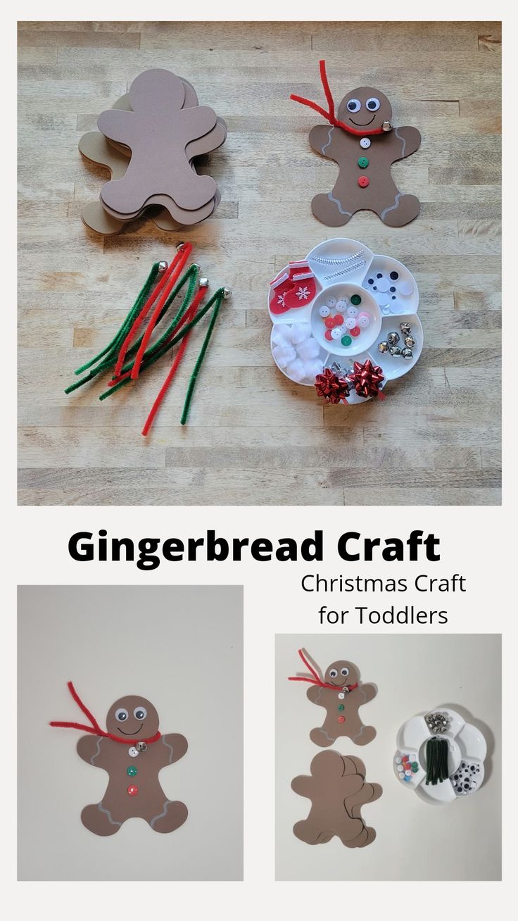 gingerbread craft for toddlers to make