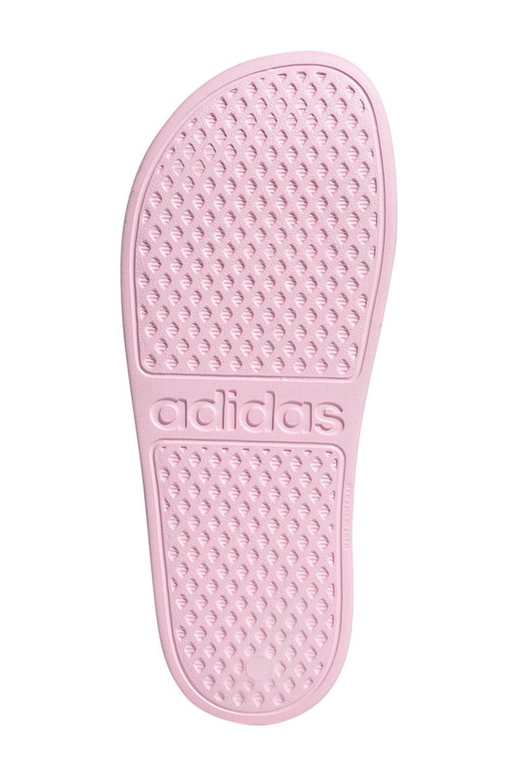 These kids' shower-friendly sandals have a one-piece moulded EVA upper and a plush Cloudfoam footbed that's soft and comfortable on tired little feet. Iconic 3-Stripes show off adidas DNA. . Open toe. 3-stripes print. Slip-on. Molded cushioned footbed. Imported Manmade upper and sole Comfortable Pink Flip Flops For Swimming, Comfortable Pink Slides, Open Toe Pink Slides For Swimming, Pink Synthetic Slides With Cushioned Footbed, Pink Open Toe Slides For Swimming, Pink Open Toe Slides, Adidas Pink Sandals With Round Toe, Pink Cushioned Slides For Swimming, Pink Non-slip Slides For Spring