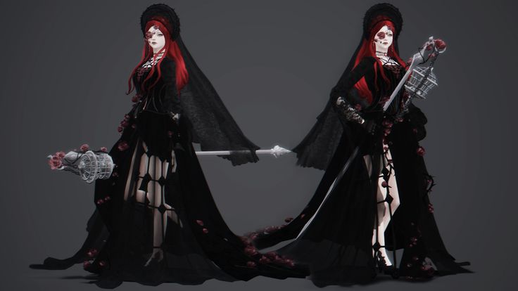 Grim Reaper Clothes, Sims 4 Cc Goth, Villain Dresses, Goth Wedding Dresses, Vampire Dress, White Goth, Sims 4 Anime, Cc Clothes, Play Sims