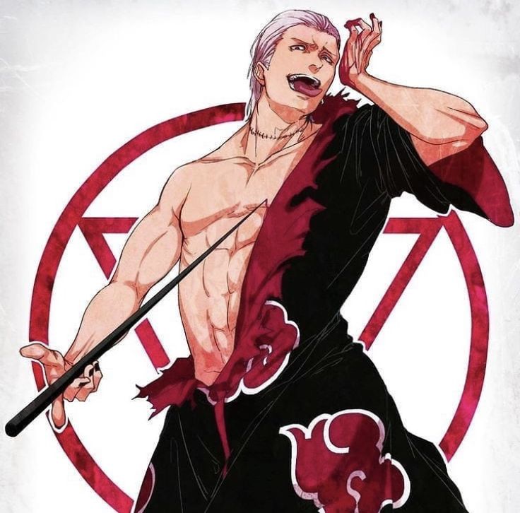 Akatsuki Hot, Hidan Akatsuki, Hidan And Kakuzu, Alice Angel, Naruto Boys, Creative Drawing Prompts, Monster Concept Art, Anime Tattoos, Naruto Characters