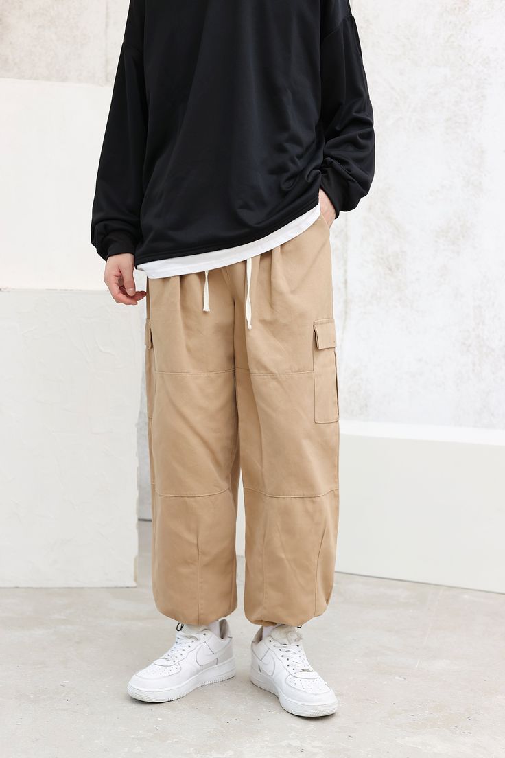 These wide-leg cargo pants are just what you need to get through the day. These baggy pants are perfect for running errands, heading to class, or relaxing at home. Made from a lightweight material, these pants will be your new go-to. Add a pop of color with a shirt or button-down top and pair it with your favorite sneakers.
Gender: MenMaterial: PolyesterClothing Length: Full LengthClosure Type: Elastic Waist Baggy Casual Cargo Pants With Pockets, Baggy Cargo Pants With Cargo Pockets, Baggy Cargo Style Harem Pants For Spring, Cotton Cargo-style Harem Pants For Streetwear, Cotton Cargo Style Harem Pants For Streetwear, Baggy Wide-leg Parachute Pants For Outdoor Activities, Casual Oversized Wide Leg Pants For Streetwear, Casual Straight Parachute Pants With Cargo Pockets, Streetwear Straight Leg Harem Pants With Cargo Pockets