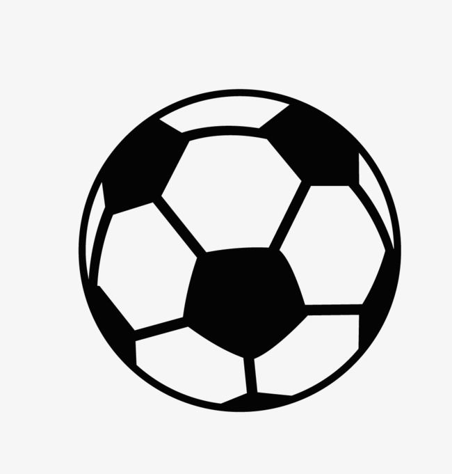 a black and white image of a soccer ball