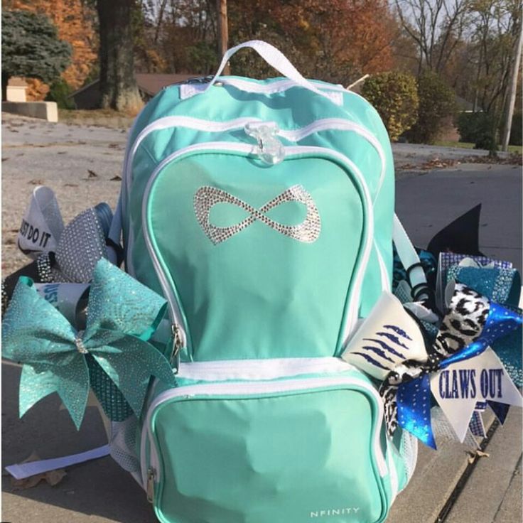 Cheerleader/Twirler Backpack! Where can I find one? We need these for next year! @stefannyaguirre Cheer Bags, Cheer Backpack, Sports Academy, Cheer Bag, Bags Ideas, Competitive Cheer, Cute School Supplies, Osprey Backpack, Soft Girl