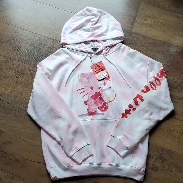 Sanrio Men's New Girl Order Hello Kitty Hoodie. Pink/White/Red. Only Tried On Once. Never Worn. Nwt. Purchased At Zumiez. I Believe The Sizing Is Correct. Size M In Us Sizing. Size 10 In Uk Sizing. Kawaii Hoodie For Spring Streetwear, White Kawaii Hoodie For Streetwear, Hello Kitty Print Cotton Hoodie For Streetwear, Casual Hello Kitty Sweatshirt For Streetwear, Hello Kitty Print Long Sleeve Hoodie For Streetwear, Kawaii Cotton Sweatshirt For Streetwear, Kawaii Cotton Streetwear Sweatshirt, Casual Hello Kitty Hooded Sweatshirt, Casual Hooded Hello Kitty Sweatshirt