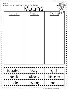 a worksheet with words and pictures to help students learn how to read the word