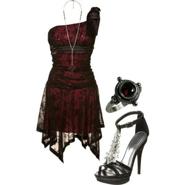 Pretty dress Emo Dresses, Michael Antonio, Emo Outfits, Punk Outfits, Emo Scene, Gothic Outfits, Goth Outfits, Edgy Outfits, Dark Fashion