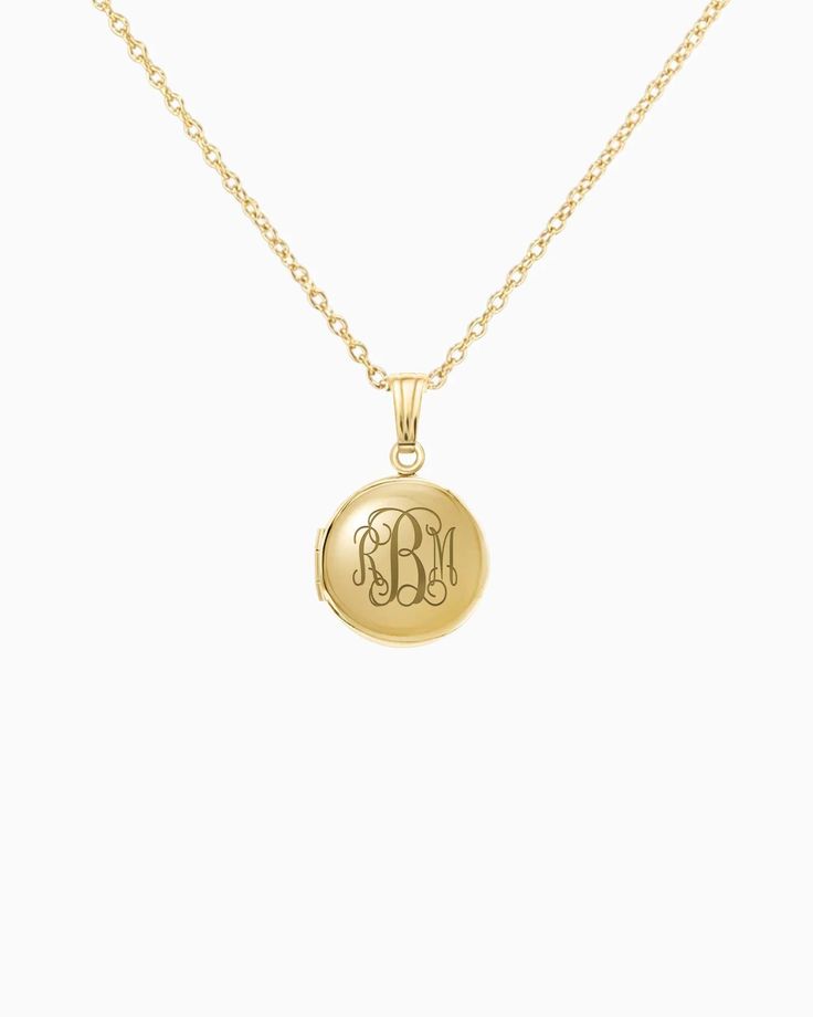 Create a monogram engraving using the first letters of your first, last and middle name. The simulator is just a preview of the monogram style. We will rework the letters so it fits centered on the locket. Classic Oval Locket Necklace With Engraving Option, Classic Oval Locket Necklace With Engraving, Engraved Round Locket Necklace Timeless Style, Classic Locket Necklace, Classic Gold Locket Necklace With Engraving Option, Timeless Round Engraved Locket Necklace, Gold Classic Locket Necklace With Engraving Option, Classic Medallion Jewelry With Engraving Option, Initials Locket Necklace For Anniversary