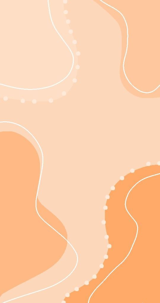 an orange and pink background with white circles in the shape of wavy lines on top of each other