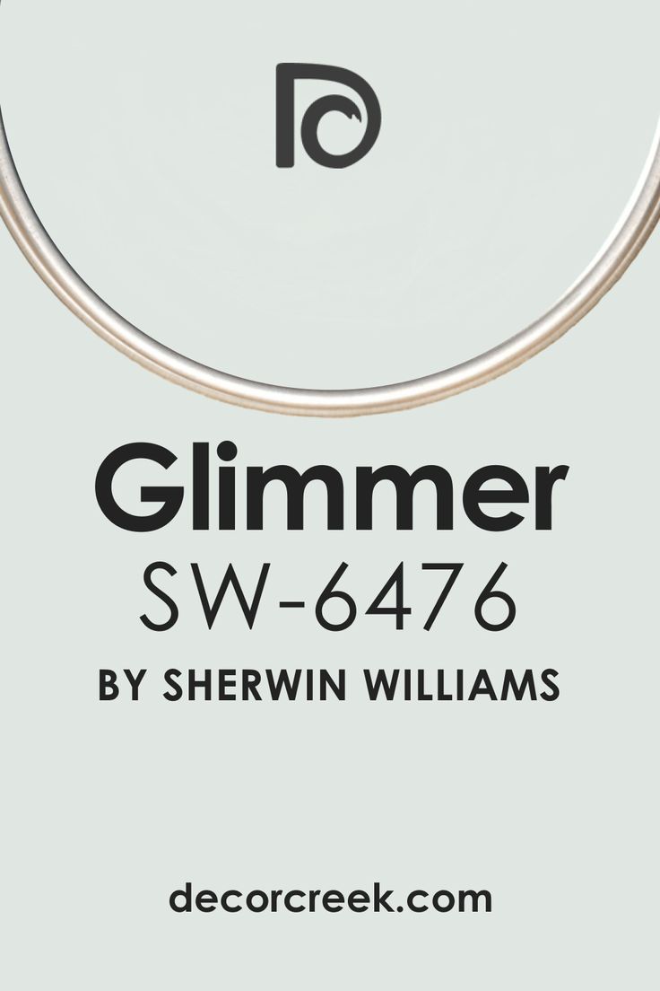 the logo for glimmer sw - 646 by sherwin williams