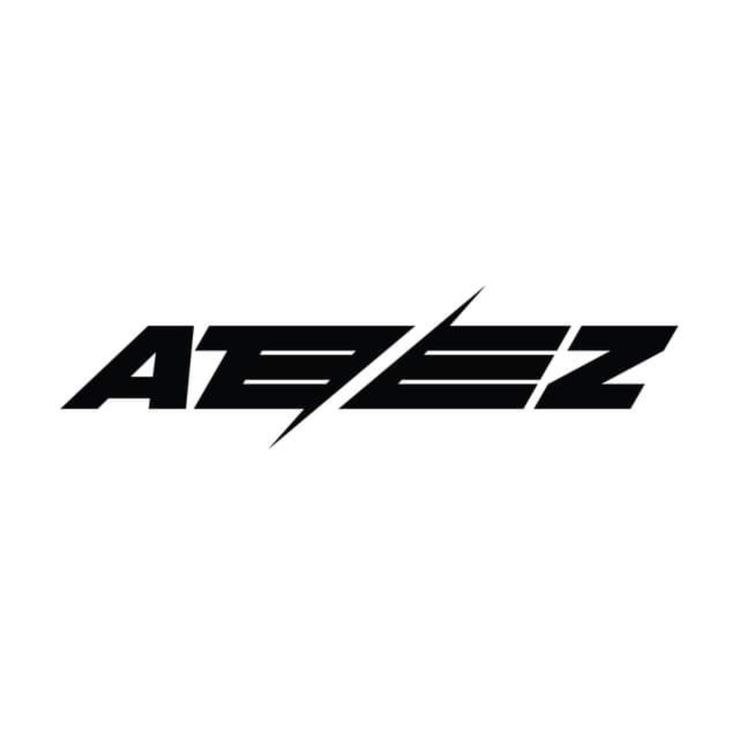 the word aez is written in black and white with an image of a lightning bolt