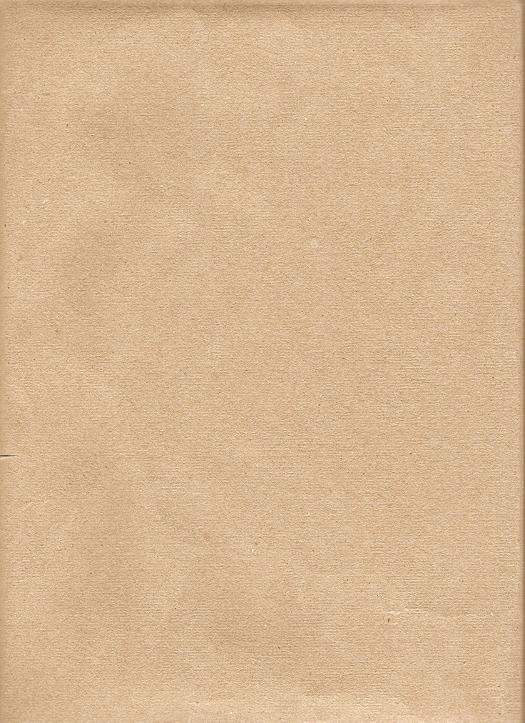 a piece of brown paper that is on the ground