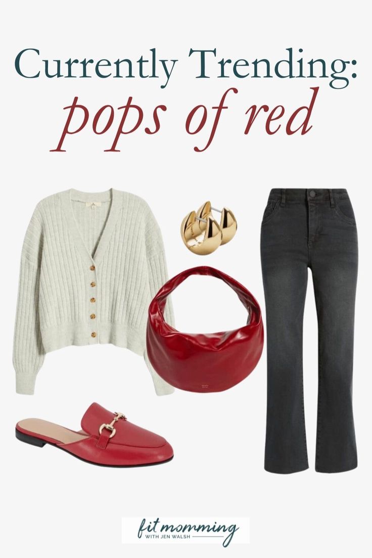 Incorporate cherry red into your wardrobe with these stylish tips for Women's Fashion. Learn how to elevate a Casual Outfit by adding bold accents like a Women's Bag or Women's Shoes. These ideas will help you create chic and eye-catching looks that make a statement in your everyday style. Red Fits, Red