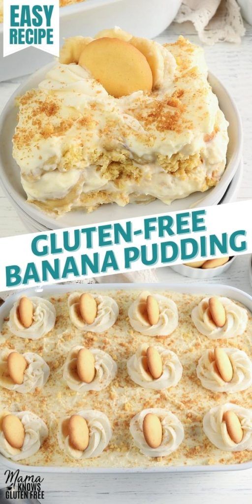 an easy recipe for gluten - free banana pudding is the perfect way to use up leftover bananas