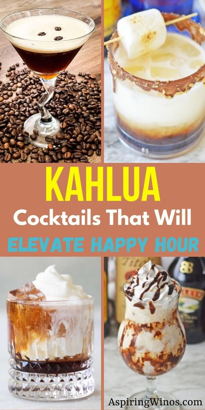 kahlua cocktails that will elevate happy hour