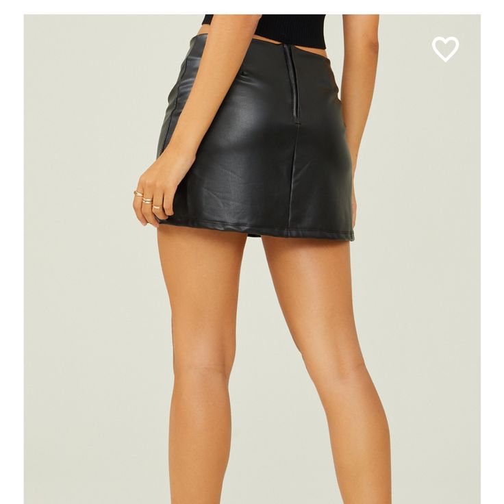 Nwt Zara Women’s Leather Mini Skirt! Love This Beautiful And So Buttery Soft! 100% Sheep Leather With Embroidered Detailing On Sides! Similar Style As Shown In Model Photos. Faux Leather Mini Bottoms For Date Night, Date Night Faux Leather Mini Bottoms, Casual Faux Leather Mini Skirt For Date Night, Casual Faux Leather Skirt For Going Out, Faux Leather Lined Skirt For Date Night, Faux Leather Skirt For Date Night, Chic Black Mini Bottoms, Zara Casual Mini Skirt For Night Out, Zara Fitted Mini Skirt For Going Out