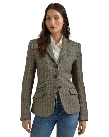 Lauren Ralph Lauren Herringbone Tweed Blazer Tweed Jacket Outfit, Tweed Blazer Women, Ralph Lauren Womens Clothing, Fall 2024 Fashion, Jacket Outfit Women, Ralph Lauren Blazer, 2024 Fashion Trends, Womens Tweed, Fall Fashions