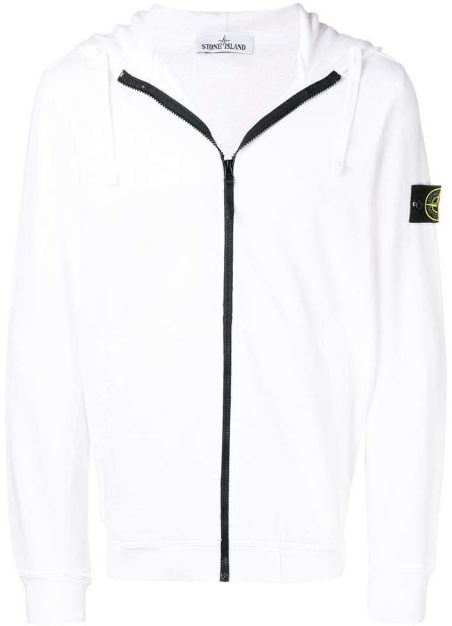 Stone Island zip hoodie Stone Island Zip Hoodie, Stone Island Hoodie, Designer Hoodies, Hoodie White, Hoodie Zip, Hoodies For Men, Stone Island, White Hoodie, Hoodie Design