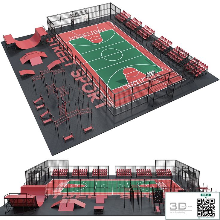 Playground Playground Model, Urban Spaces Design, City Skylines Game, Living Room Nordic Style, Tiny Office, Indoor Basketball Court, Fun Outdoor Games, Sport Park, Sport Hall