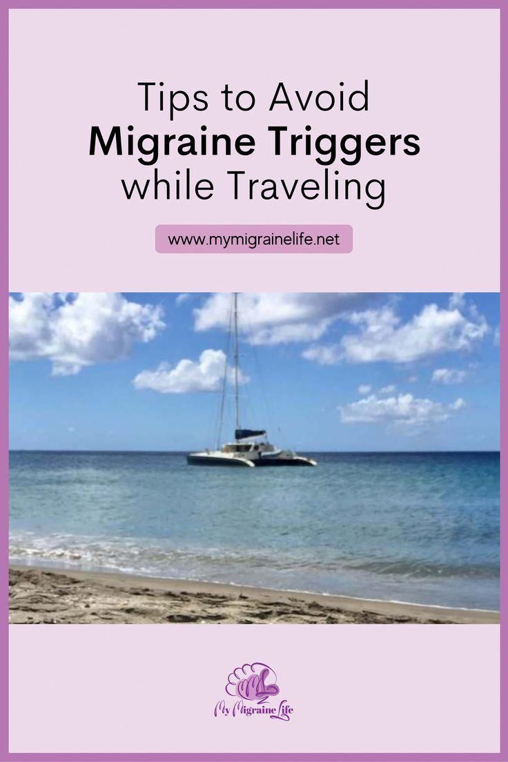 Avoid migraine while traveling. Here are migraine tips for traveling, ways to avoid traveling triggers, and packing tips. Sinus Congestion Relief, Migraine Triggers, Migraine Attack, Congestion Relief, Sinus Congestion, Tips For Traveling, Estrogen Dominance, Traveling Tips, Chronic Migraines