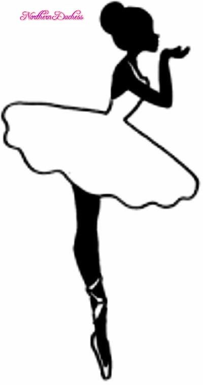 a black and white drawing of a ballerina