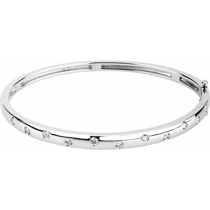 DETAILS Approximately 1/2 cttw in 14K yellow or white gold. 3.9mm width. Bangle will come at 6.75" length. Please note, each piece is custom made to order. Please expect up to 1-3 weeks before shipment. Email for possible rush options. Channel Set Round Cut Diamond Bracelet, Anniversary White Gold Channel Set Diamond Bracelet, White Gold Channel Set Diamond Bracelet, Timeless Round Diamond Bracelet Channel Set, Timeless Round Channel Set Bracelets, Timeless Round Diamond Bracelet With Channel Set, Timeless Round Channel Set Bracelet, Timeless Round Channel Set Diamond Bracelet, Classic Channel Set Diamond Bracelet For Wedding