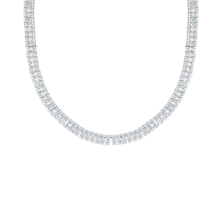 in stock Macy's Formal Cubic Zirconia Jewelry, Macy's Cubic Zirconia Formal Jewelry, Macy's Diamond Cut Necklace In Diamond White, Macy's Diamond White Diamond Cut Necklace, Macy's Diamond Cut Diamond White Necklace, Macy's Silver Necklace With Diamond Accents, Macy's Silver Necklaces With Diamond Accents, Macy's Wedding Jewelry With Diamond Cut, Macy's Diamond Necklace With Prong Setting