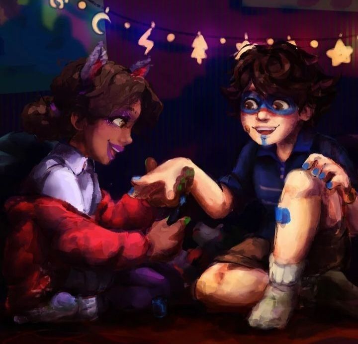 two children sitting on the floor with their feet up