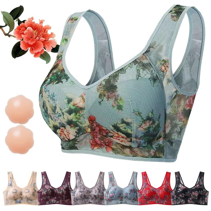 PRICES MAY VARY. 【Foxy Seniors Lacy Bra】2024 Summer New premium Foxyseniors Bra is made of very soft, lightweight, comfortable and breathable fabric. The miracharm seamless bras has light and soft foam cups for all-day comfort and an strechy under-bust band that will lift the breasts naturally 【Anti-sagging Sculpting Cups】Whether you prefer the Posture Correction Front-Close Comfy Bra or the Sports Stretch Lace und, you'll love the benefits of Floral Wireless Lace Bra. No more painful and uncomf Bras For Older Women, Seamless Bras, Casual Bra, Standing Posture, Comfort Bra, Diy Bra, Bra Materials, Silk Bra, Most Comfortable Bra