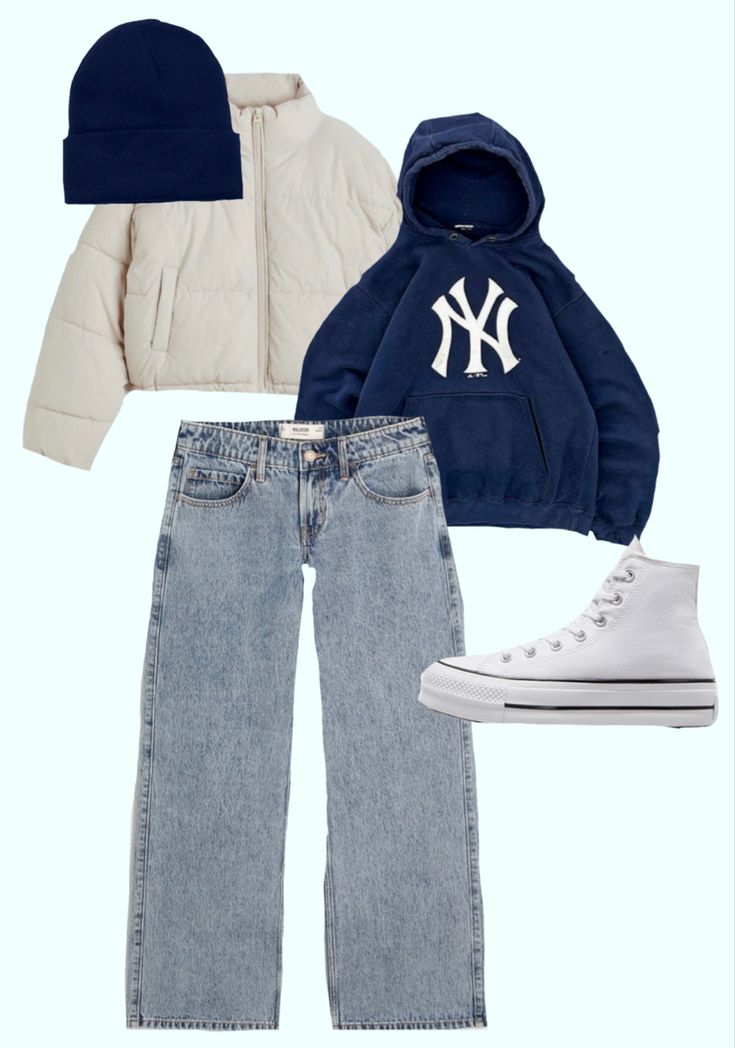 new york outfit inspi for winter and fall Winter Outfits Aesthetic Tomboy, Soho Outfit Nyc, New York Outfits Winter Baddie, Az Winter Outfit, Cold Weather New York Outfits, New York Sweatshirt Outfit, New York Winter Shoes, Fall New York Fashion, Winter In Los Angeles Outfit