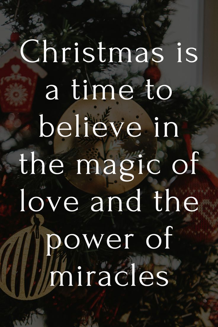 christmas is a time to believe in the magic of love and the power of mirrors