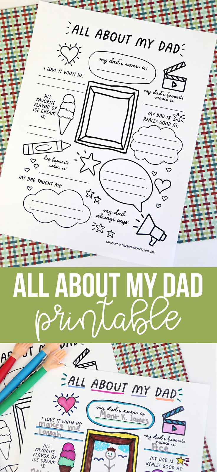 all about my dad printable coloring page for kids