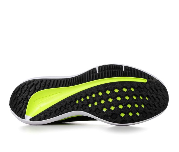 Breathable fabric upper with padded collar and fabric lining, Lace-up closure for a secure fit, Lightly cushioned insole with fabric lining, Supportive foam midsole and durable rubber outsole, Nike® branding details | Men's Nike Air Winflo 10 Running Shoes in Black/Volt/Pink Size 13 Nike Running Shoes With Cushioned Footbed And Round Toe, Nike Running Shoes With Cushioned Footbed, Nike Running Shoes With Rubber Sole And Synthetic Material, Nike Synthetic Running Shoes With Rubber Sole, Sporty Fabric Sneakers For Sports, Nike Running Shoes With Synthetic Material And Round Toe, Nike Running Shoes With Round Toe In Synthetic Material, Nike Synthetic Running Shoes With Round Toe, Nike Synthetic Running Shoes